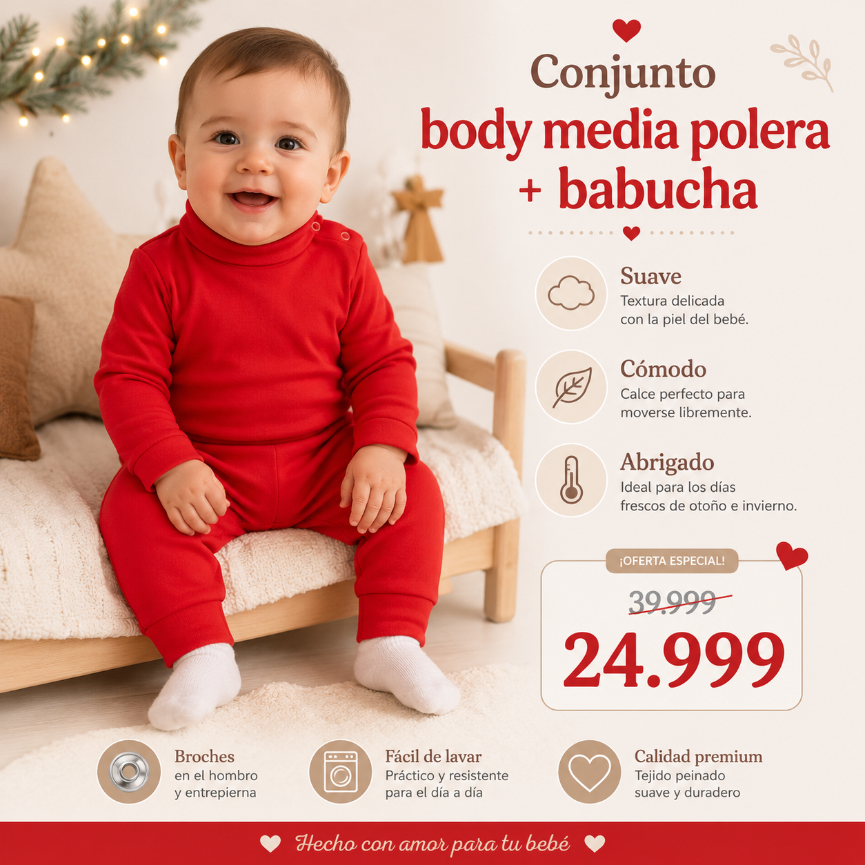 Conjunto Body Media Polera + Babucha · Mellimelos — foto 7 · MadsJeez Marketplace