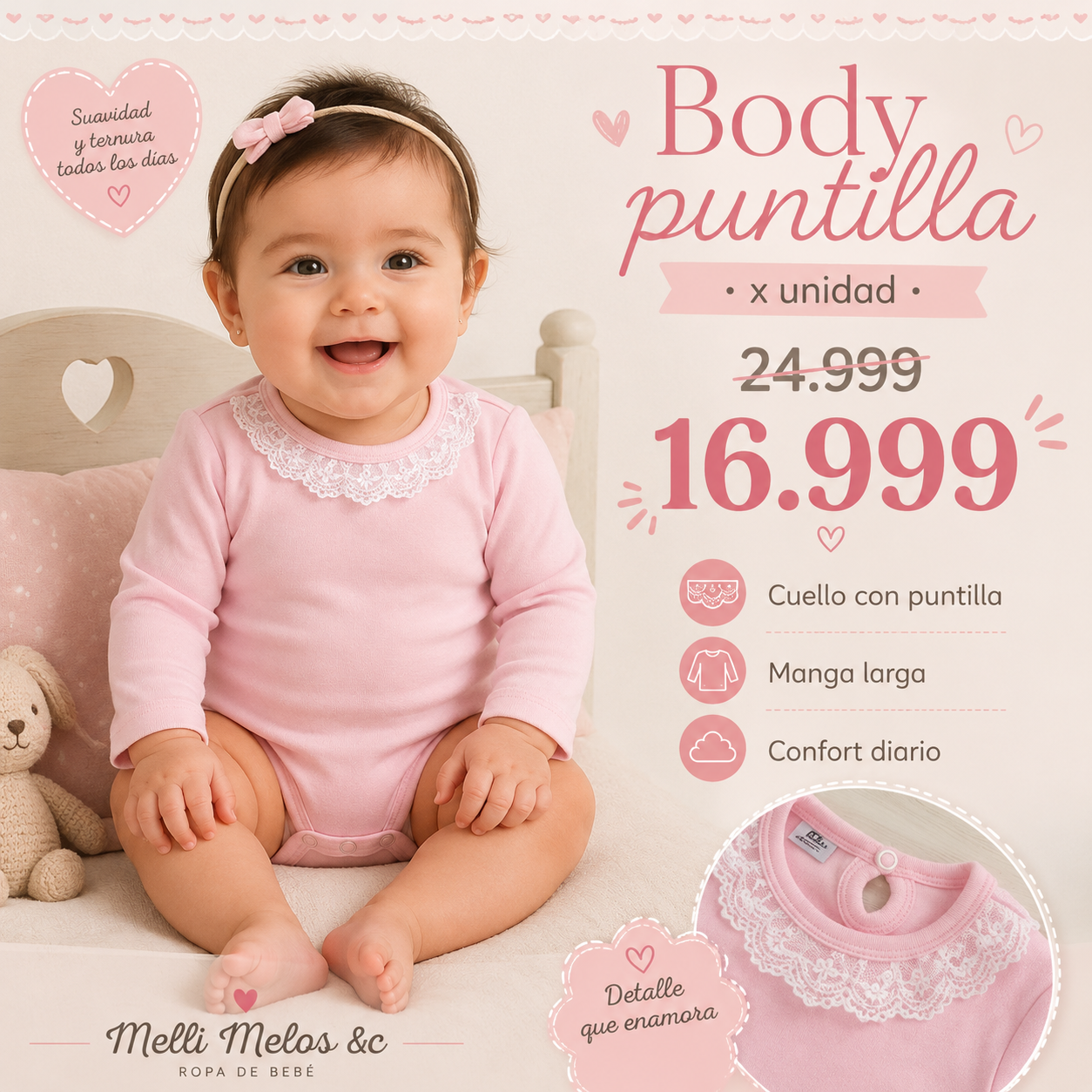 Body Puntilla x Unidad · Mellimelos — foto 7 · MadsJeez Marketplace