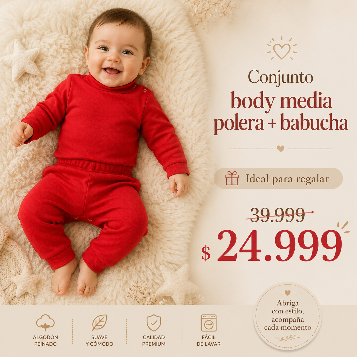 Conjunto Body Media Polera + Babucha · Mellimelos — foto 6 · MadsJeez Marketplace