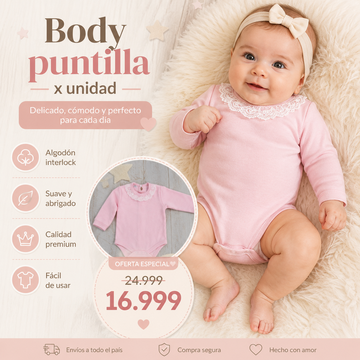 Body Puntilla x Unidad · Mellimelos — foto 6 · MadsJeez Marketplace
