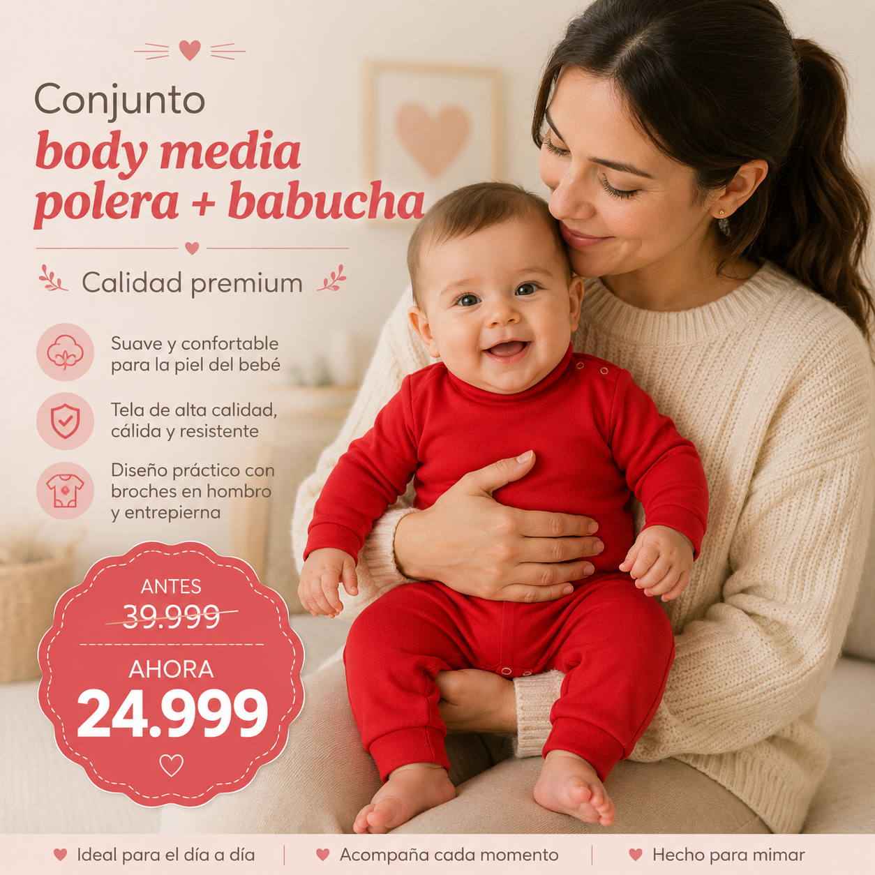 Conjunto Body Media Polera + Babucha · Mellimelos — foto 5 · MadsJeez Marketplace