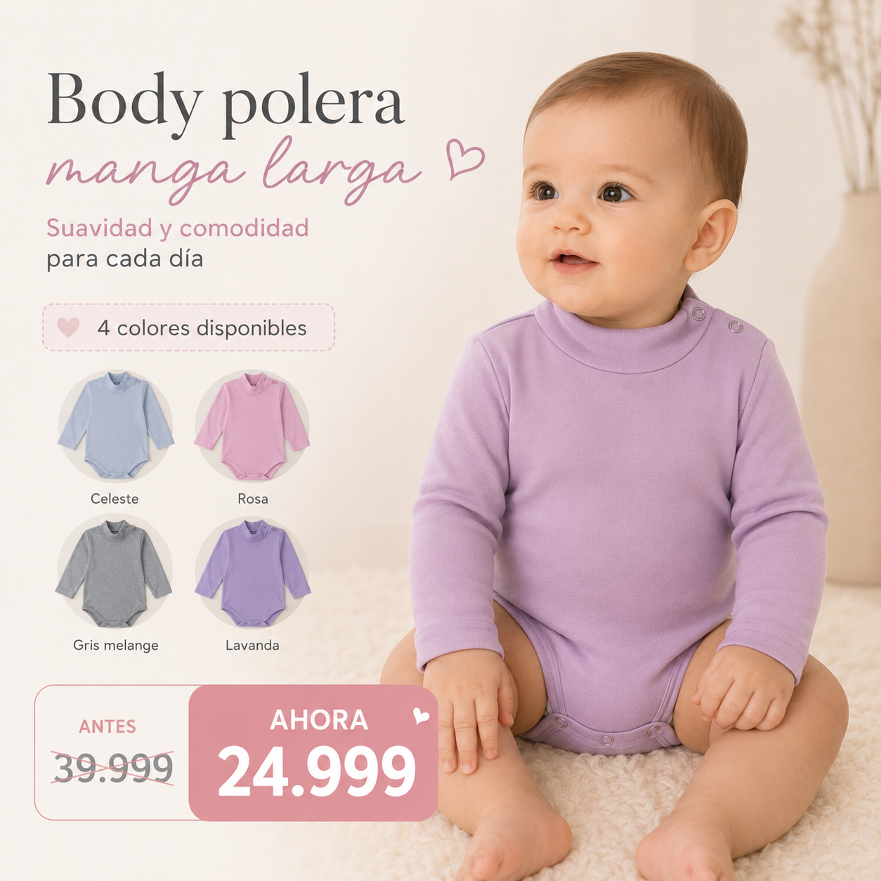 Body Polera Manga Larga · Mellimelos — foto 9 · MadsJeez Marketplace