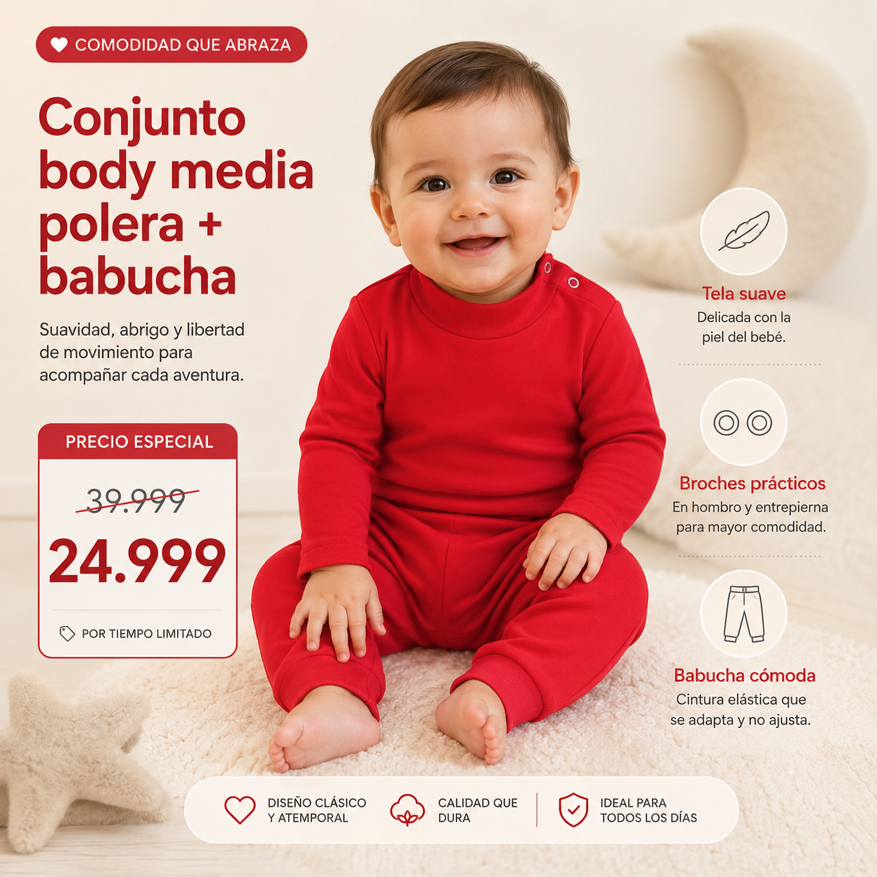 Conjunto Body Media Polera + Babucha · Mellimelos — foto 10 · MadsJeez Marketplace