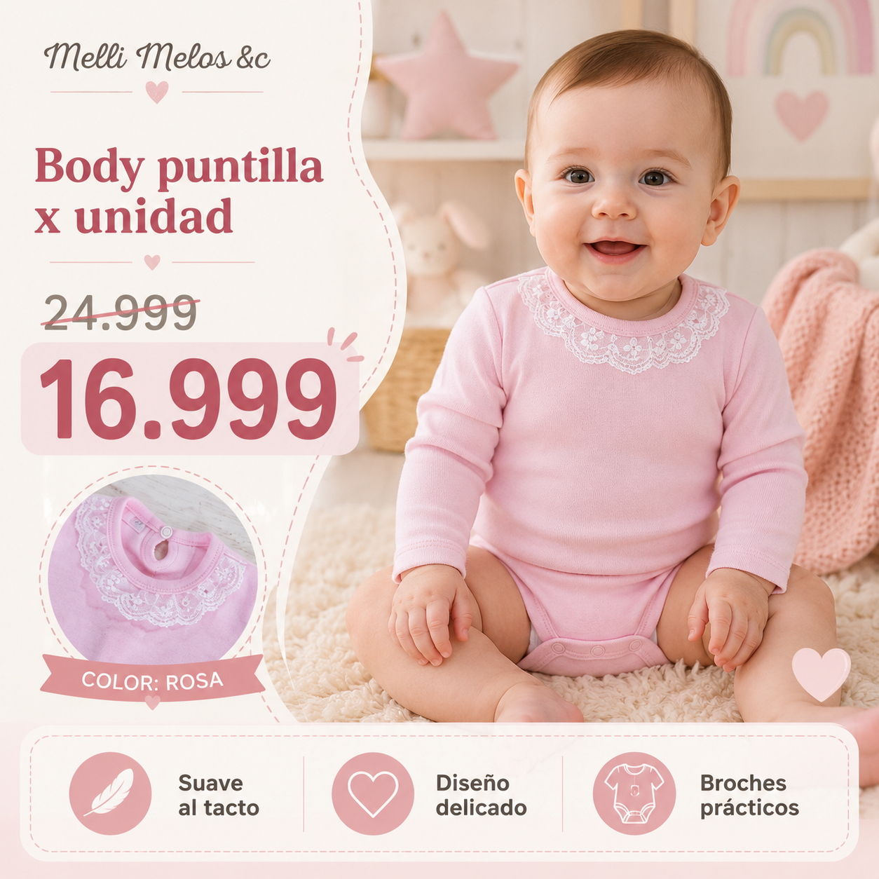 Body Puntilla x Unidad · Mellimelos — foto 10 · MadsJeez Marketplace